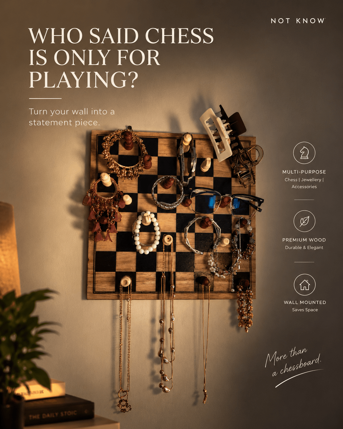 Chessboard Wall Hanger - Multi-Utility Hanger - Not Know
