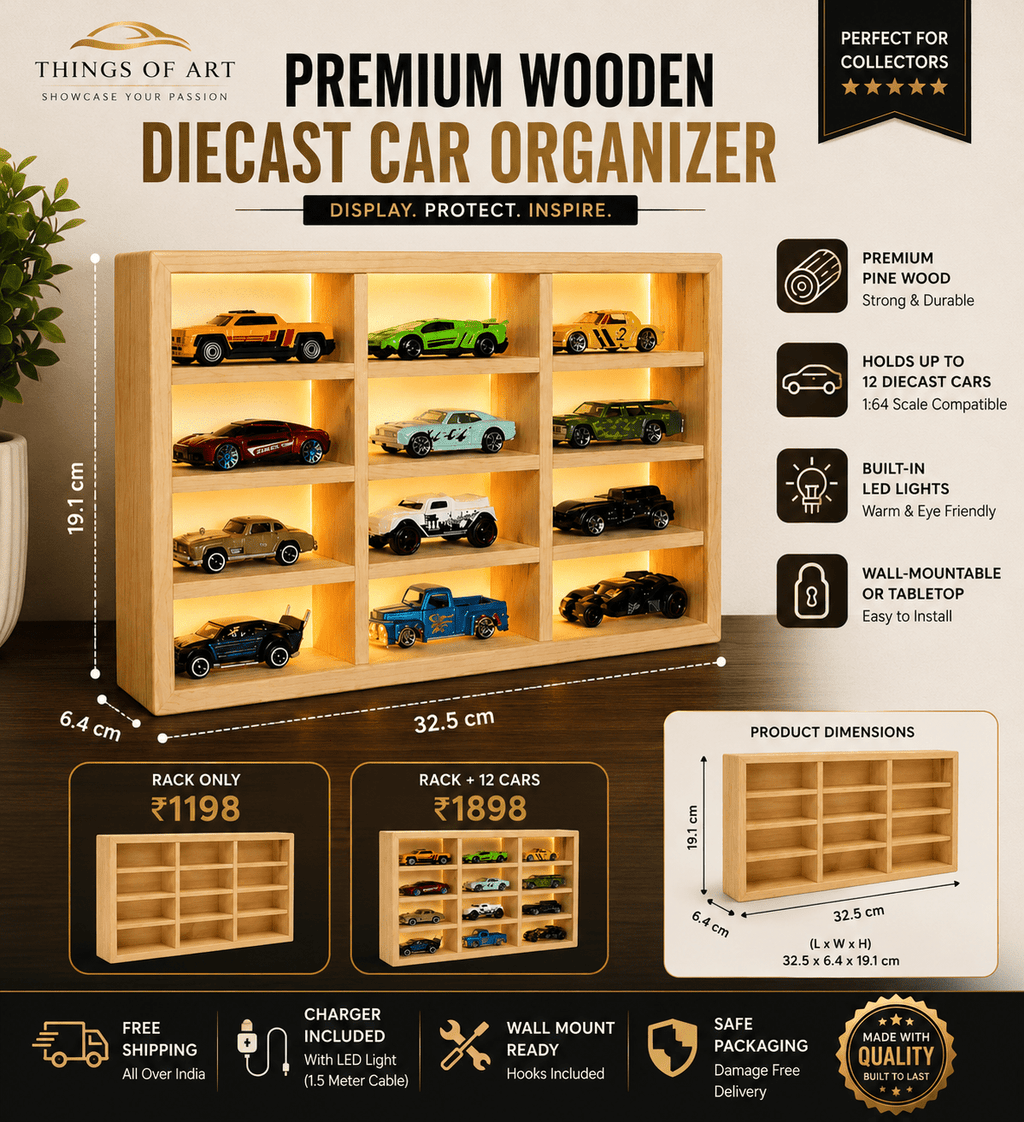 Hot wheels Organizer with 12 cars - Not Know