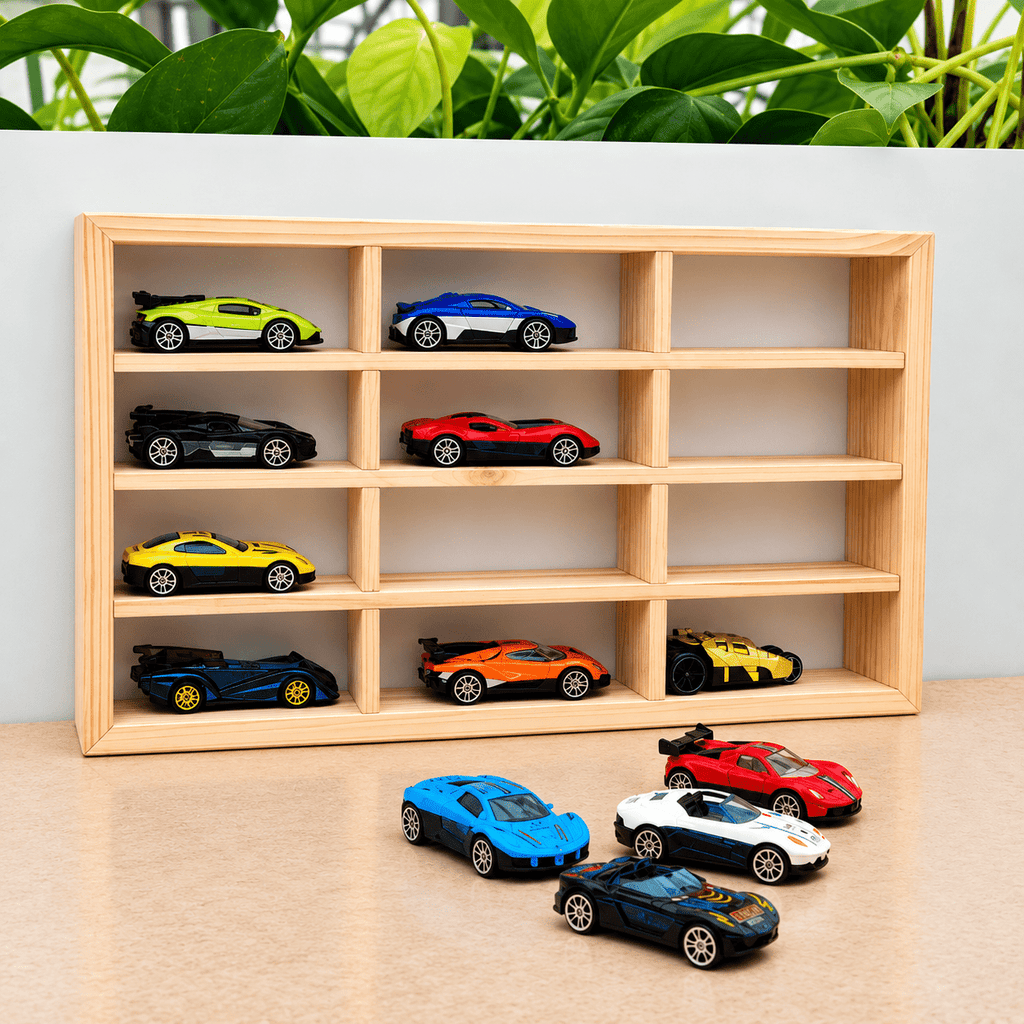 Hot wheels Organizer with 12 cars - Not Know