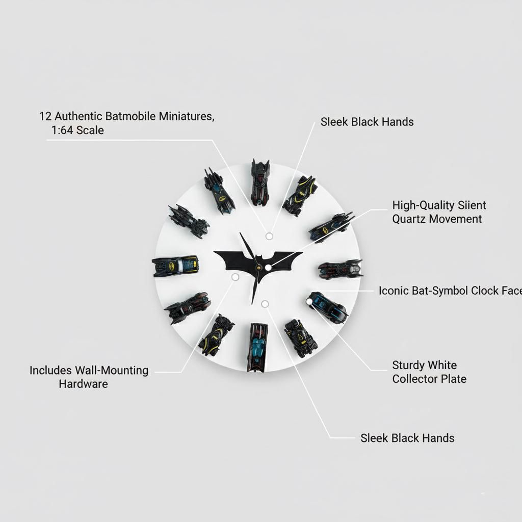 Batman wall clock